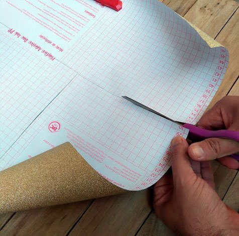 Fazer Papel Com Glitter Topo E Corte