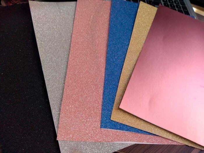 Fazer Papel Com Glitter Topo E Corte