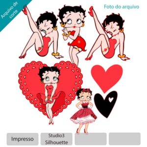 Plano de corte para imagens Betty Boop