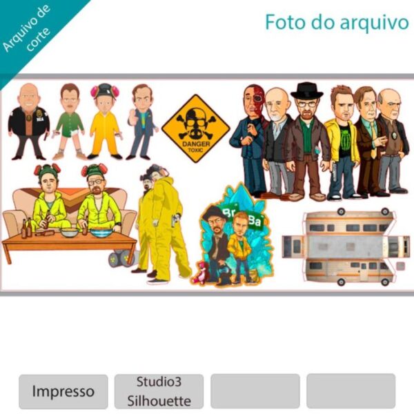 Plano de corte para imagens Breaking Bad