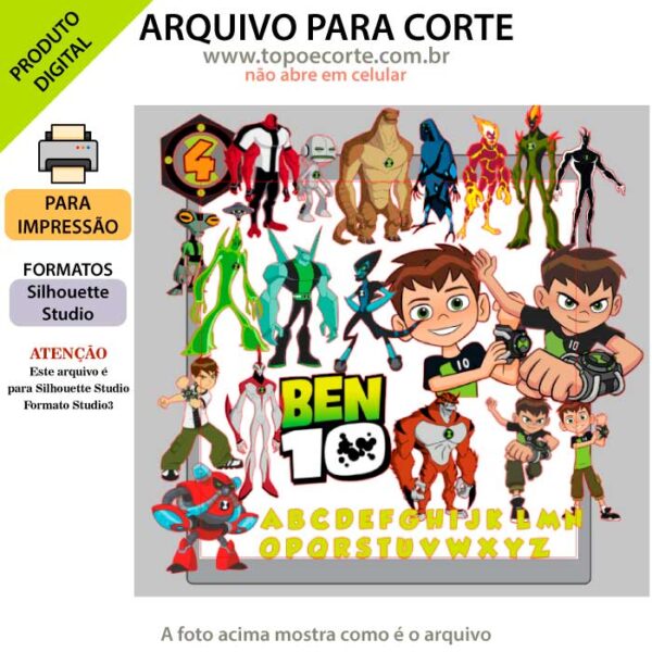 Arquivo Silhouette Studio Bem 10
