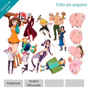 Arquivo Digital Silhouette e pdf One Piece Completo!!!!!