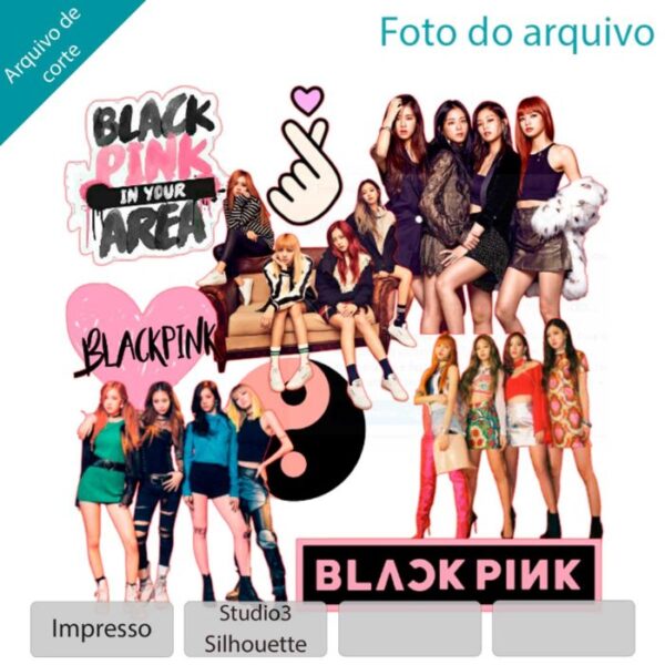 Plano de corte para imagens Blackpink