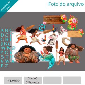 Plano de corte para imagens Moana