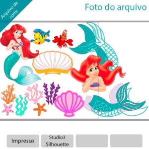 Plano de corte para imagens Ariel + TAGs para doces