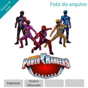 Plano de corte para imagens Power Rangers Saban