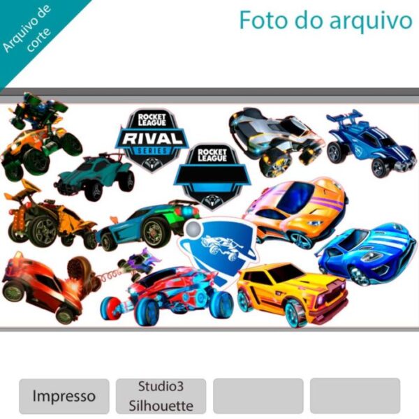 Plano de corte para imagens Rocket League