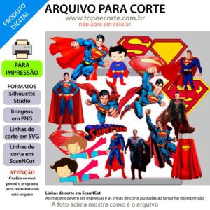 Arquivo Silhouette Studio Superman