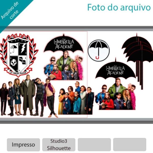 Plano de corte para imagens The Umbrella Academy