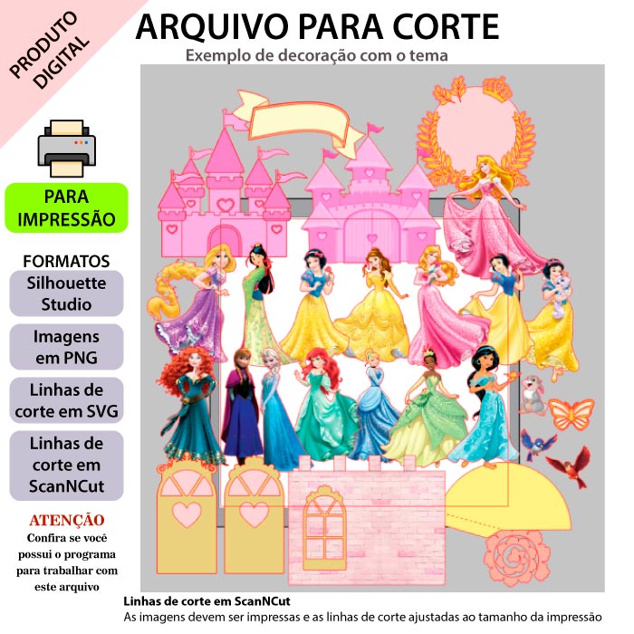 Topo De Bolo Personalizado Princesa Barbie - 3d/camadinhas - Eu