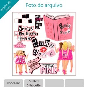 Plano de corte para imagens Meninas Malvadas