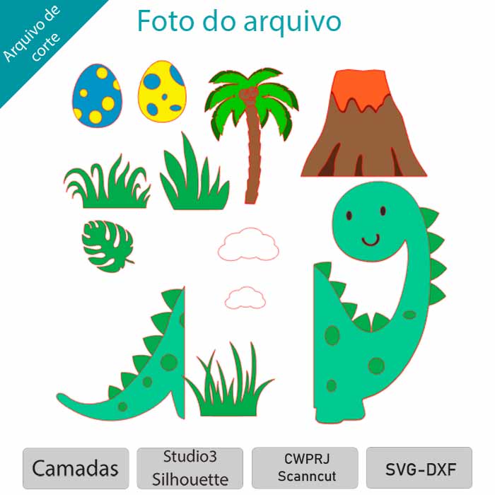 arquivo silhouette dinossauro - topo dino baby