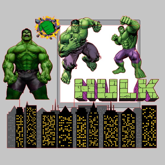 Oblee Marketplace  Arquivo de Corte Topo Topper de Bolo Personalizado Hulk