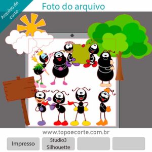 Topo de bolo Smilinguido