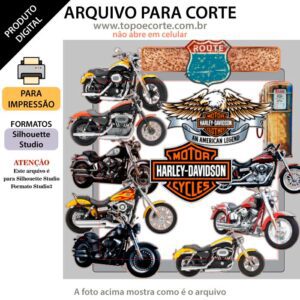 Arquivo de corte Topo Moto de Trilha