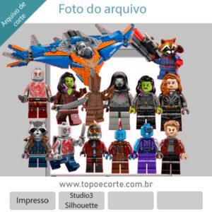 topo bolo lego guardiães da galáxia