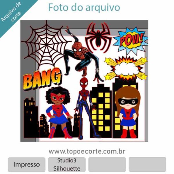 topo-bolo-menina-aranha