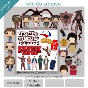Plano de corte para imagens Stranger Things