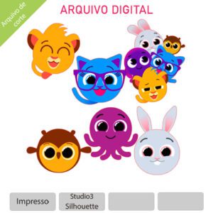 ARQUIVO Topo de bolo Bolofofos