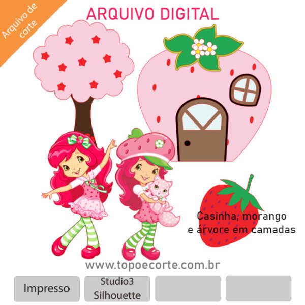 Arquivo para Silhouette Studio Moranguinho