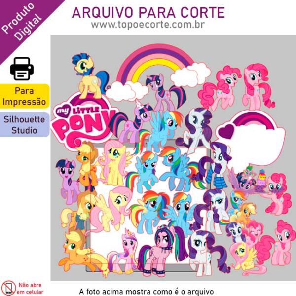 Arquivo para Silhouette Studio My little ponei