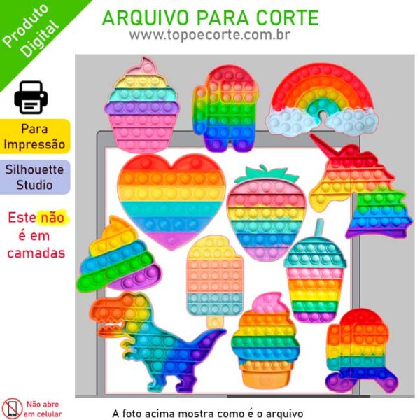 Arquivo para Silhouette Studio Pop it