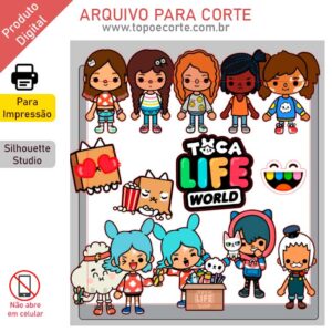 Arquivo de corte toca life world