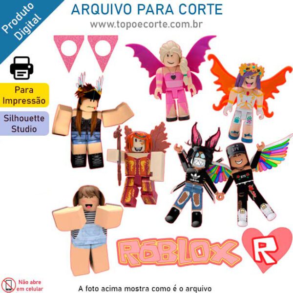 topo-bolo-roblox-menina