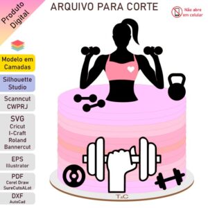 Arquivo Silhouette Studio Musa Fitness