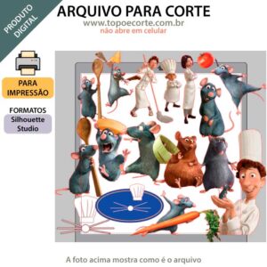 Arquivo Silhouette Studio Ratatouille