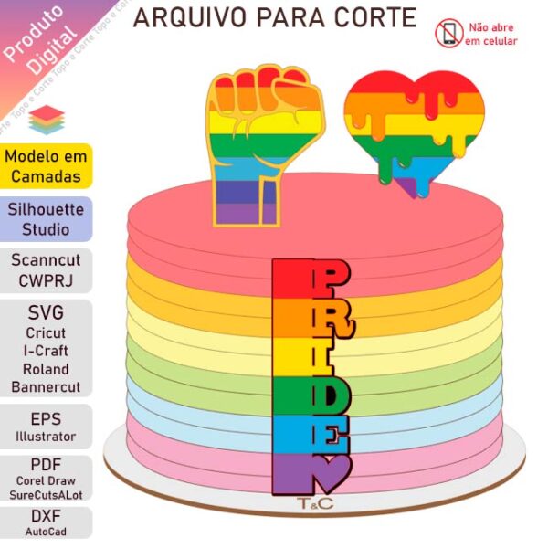 Arquivo Silhouette Studio LGBT