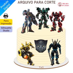 Arquivo Silhouette Studio Transformers