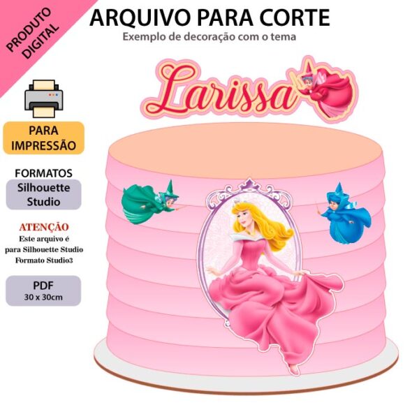 Arquivo Silhouette Studio Bela Adormecida