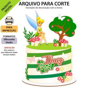 Arquivo Silhouette Studio Sininho - Tinker Bell
