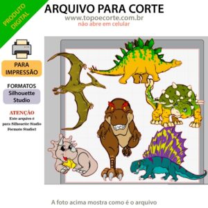 Arquivo Silhouette Studio Dinostory