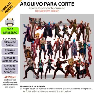 Topo de bolo, Guardiões da galaxia Arquivo ScanNCut Guardiões da galaxia,Arquivo silhouette studio Guardiões da galaxia