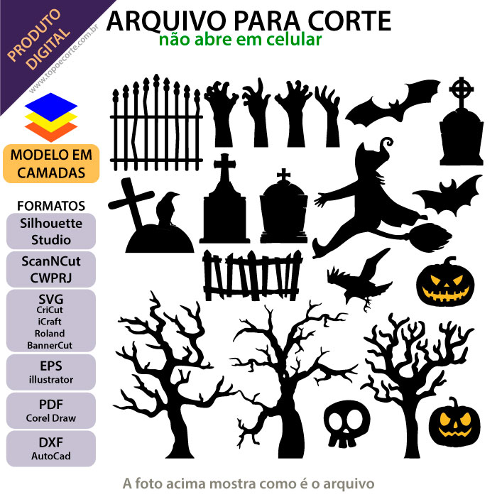 ARQUIVO Topo de bolo Halloween Bruxa