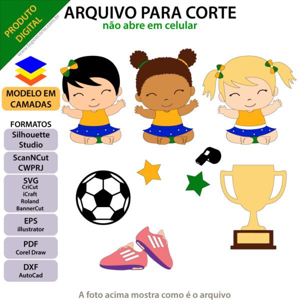 Topo de bolo Bebê copa menina Arquivo Silhouette, Arquivo ScanNCut, Arquivo SVG, DXF, Ai, Eps, PDF