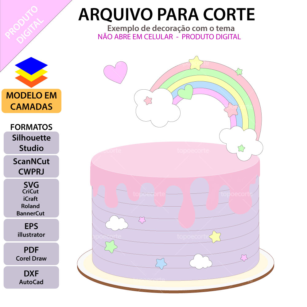Topo bolo de arco-íris, bandeiras felizes do bolo do aniversário, jogo do  topper do bolo
