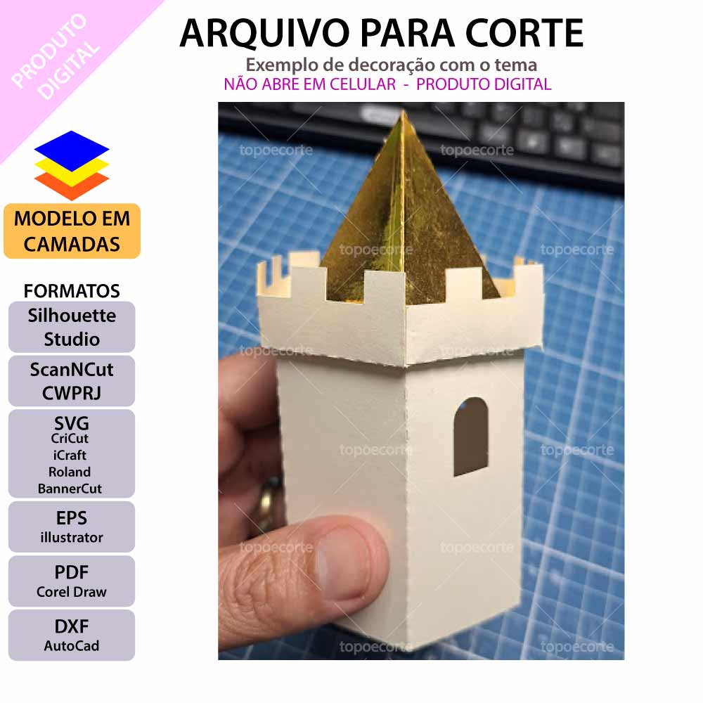 ARQUIVO Topo de bolo Barbie Itens - Topo e corte