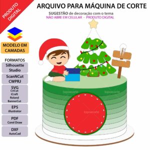 Arquivo de Corte Topo de Bolo Gacha Life -STUDIO/PDF