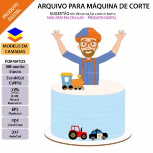 Arquivo de corte topo de bolo gacha life studio pdf