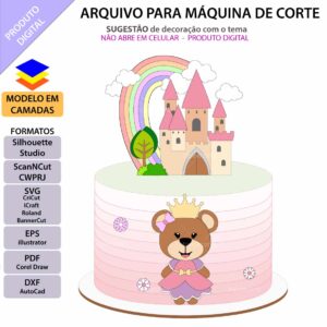 Arquivo de corte topo de bolo gacha life studio pdf