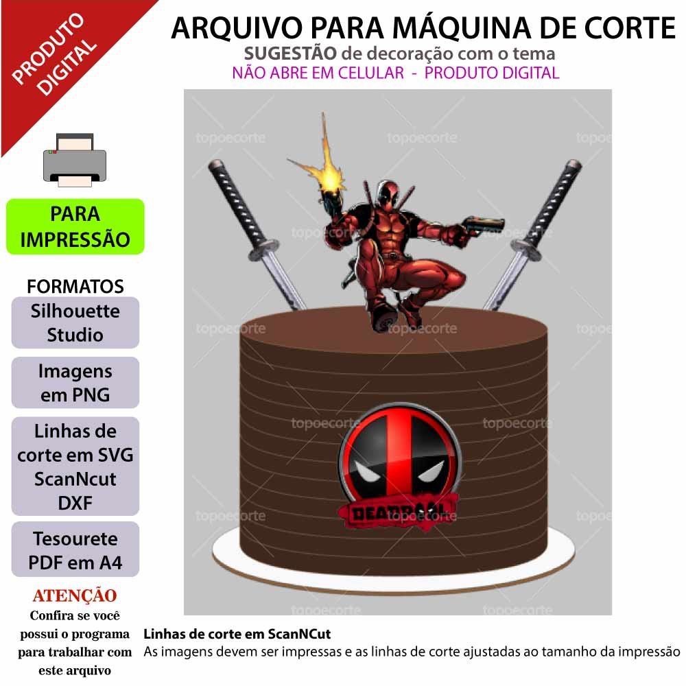Plano de corte para imagens Deadpool - Imagem 3