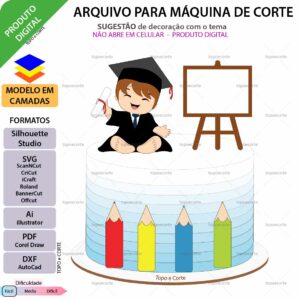 Topo de bolo Bebê formando Arquivo Silhouette, Arquivo ScanNCut, Arquivo SVG, DXF, Ai, Eps, PDF